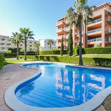 Beachfront Seaview Litoralmar Apt, Fast Wifi, Airco, Pool, Private Parking Портіман