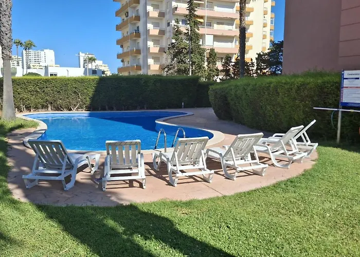 Beachfront Seaview Litoralmar Apt, Fast Wifi, Airco, Pool, Private Parking 포티마오